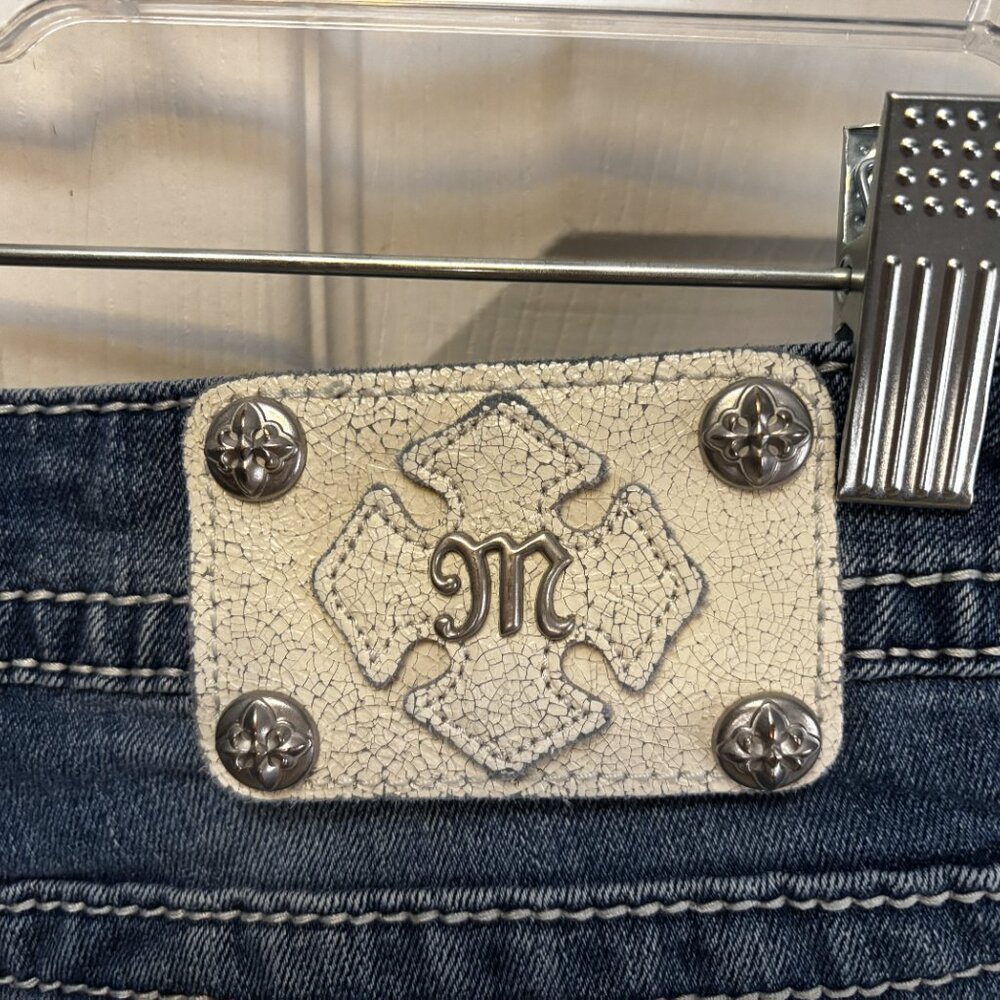 Miss Me Embellished Bootcut Jeans Size 28x30 Bling Pockets - Picture 4 of 5